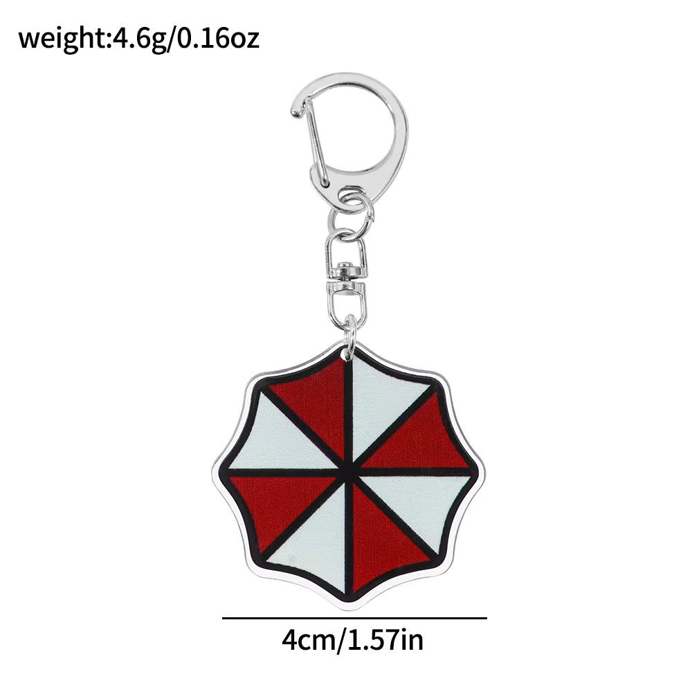 Resident Evil (Umbrella Corp.) - Acrylic Keychain Keychains Retro Games