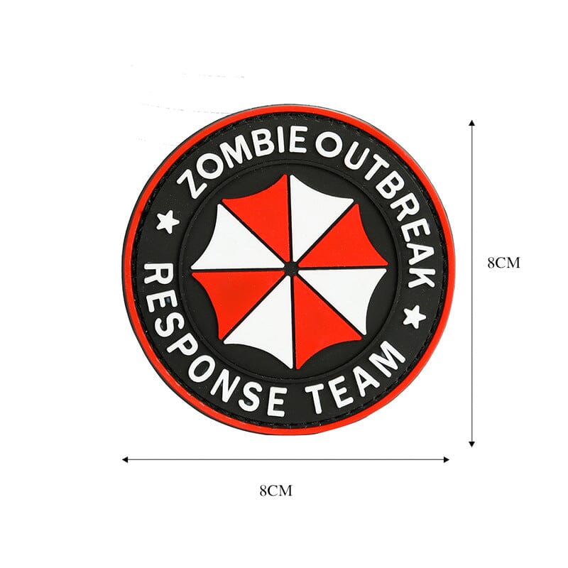 Resident Evil Umbrella Corp ZRT Velcro Rubber - Red Accessories Retro Games