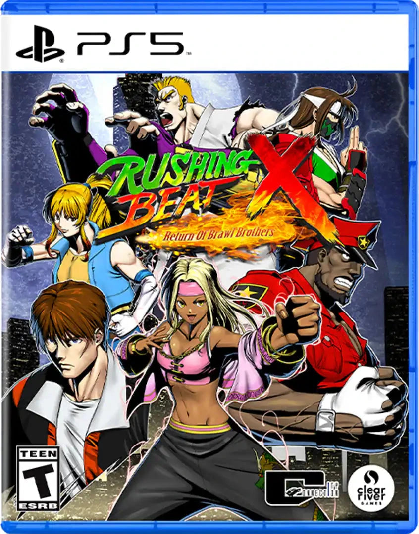 Rushing Beat x Return of the Brawl Brothers (R1) - PS5 Video Game Software Clear River Games AB