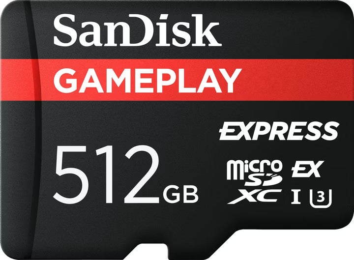SANDISK Express GamePlay microSDXC 512GB for Nintendo Switch 2 Video Game Console Accessories Sandisk