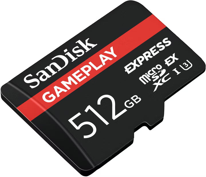 SANDISK Express GamePlay microSDXC 512GB for Nintendo Switch 2 Video Game Console Accessories Sandisk