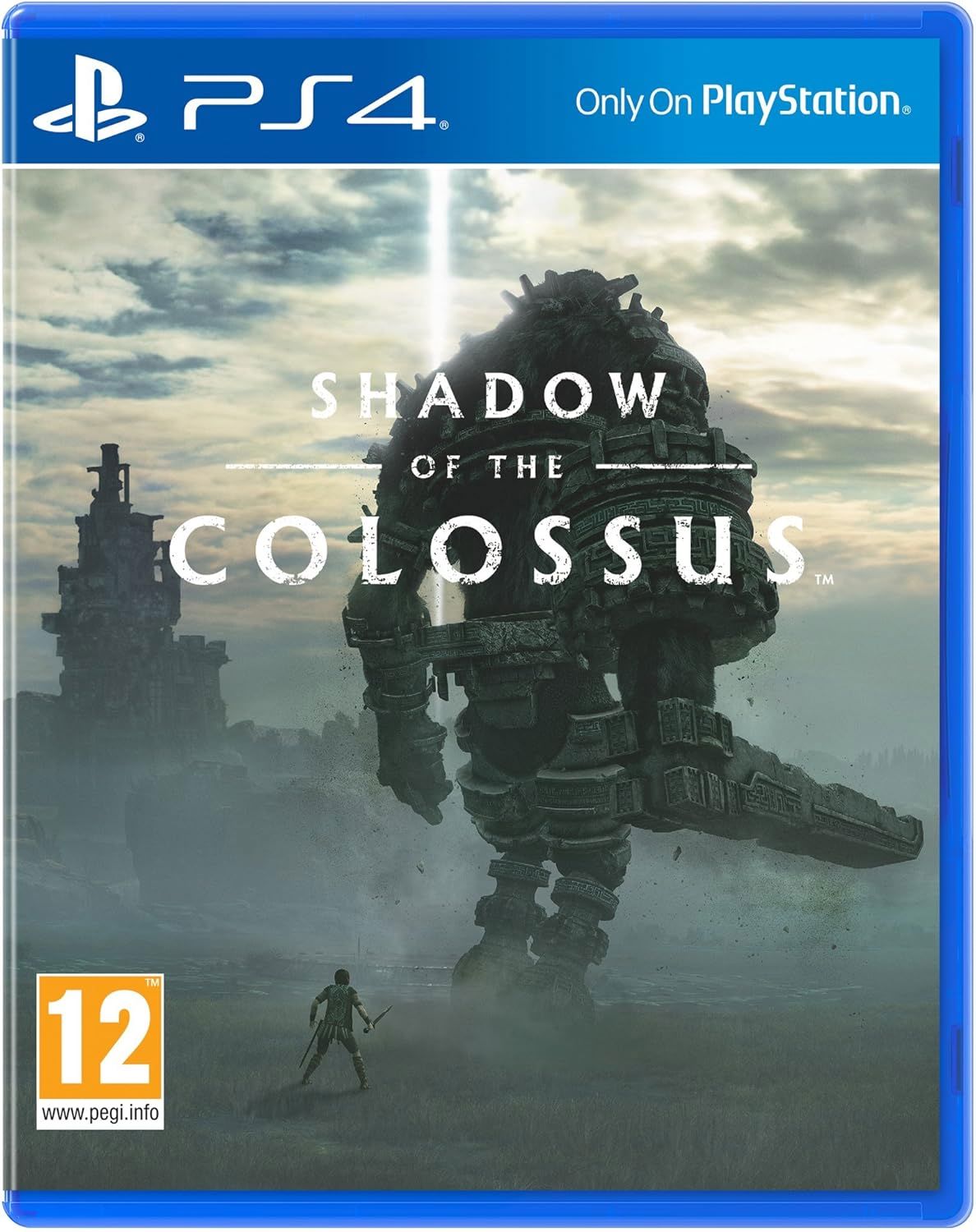 Shadow of the Colossus (R2) - PS4 - official box art