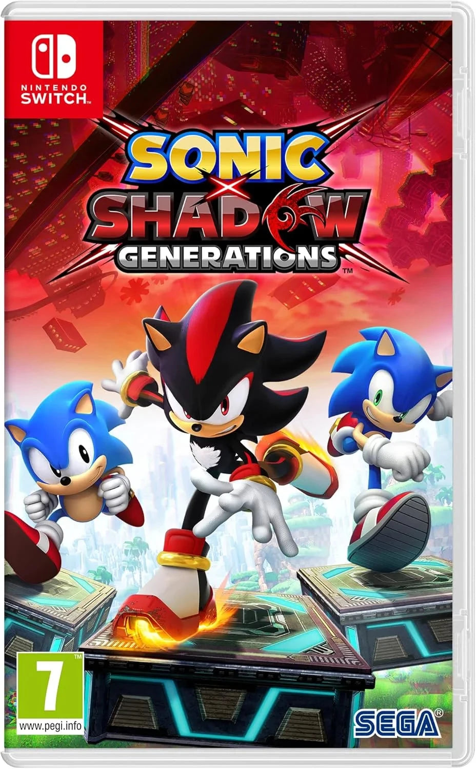 Sonic X Shadow Generations (R2) - Nintendo Switch Video Game Software Sega