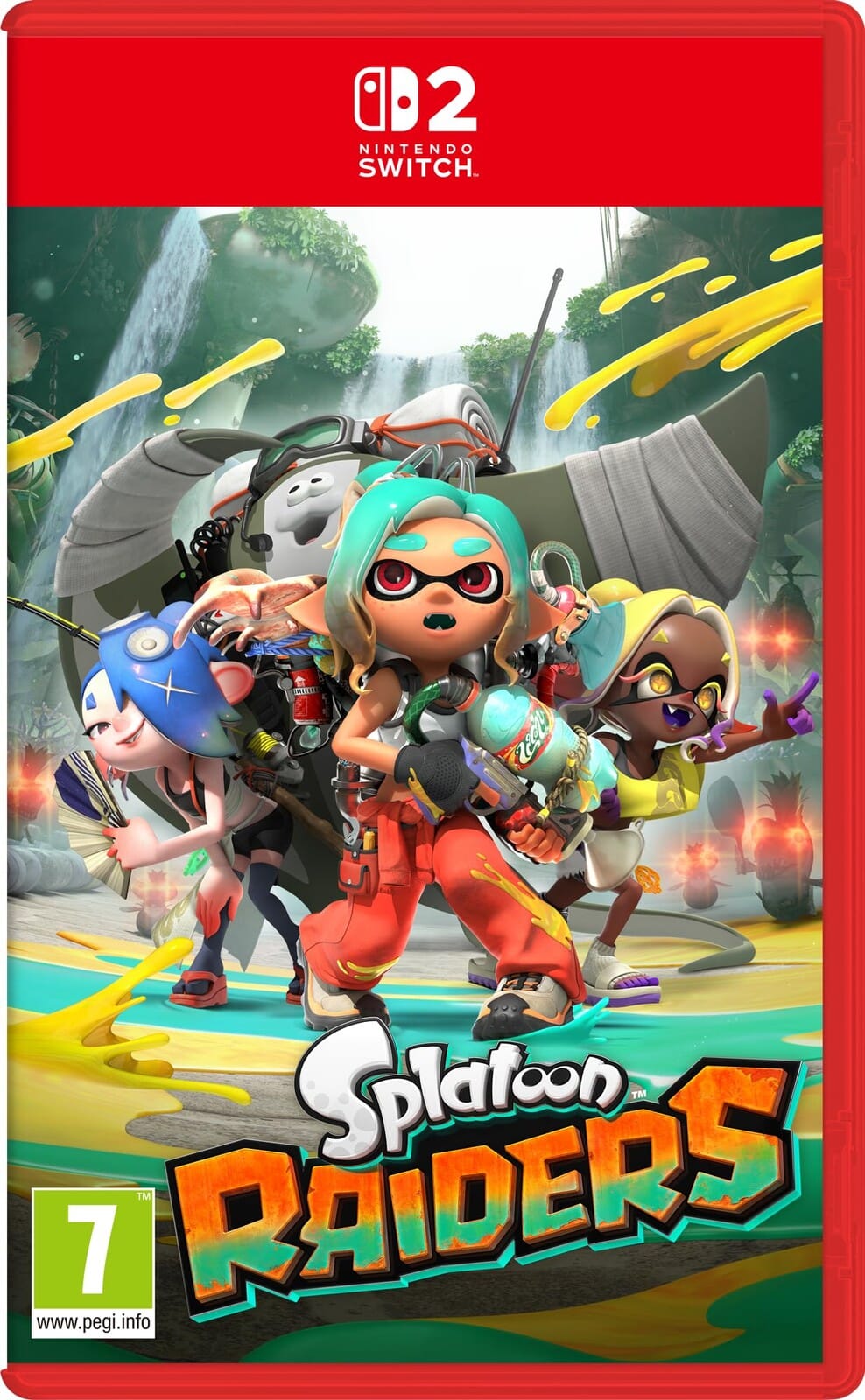 Splatoon Raiders - Nintendo Switch 2 - official box art