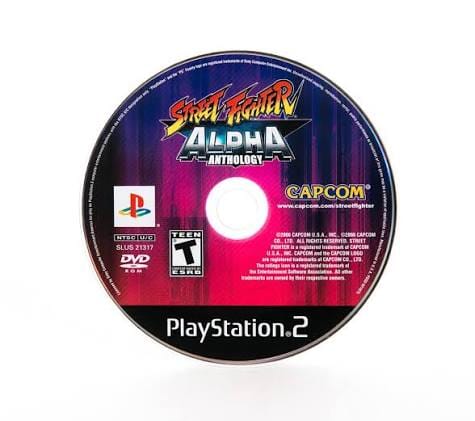 Street Fighter Alpha Anthology (R1)(Disc + Manual - Very Good Condition) - PS2 Video Game Capcom