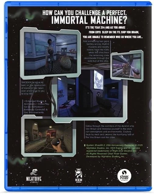 System Shock 2 (R2) - PS5 Video Game Software Nightdive Studios