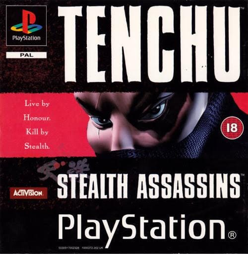 Tenchu: Stealth Assassins (R2) (Complete In Box- Very Good Condition) - PS1 Video Game Software Activision