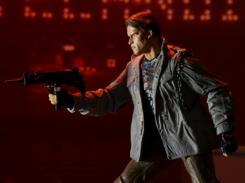 Terminator T800 Tech Noir Ult 7inch Action Figure Video Game Console Accessories NECA