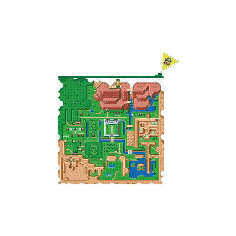 The Legend of Zelda: A Link to the Past: Hyrule Map Pouch Video Game Console Accessories Ensky