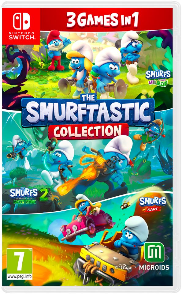 The Smurftastic Collection (R2) - Nintendo Switch Video Game Software Microïds