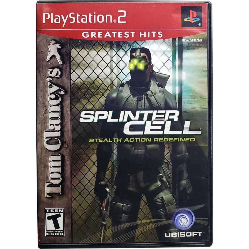 Tom Clancy's Splinter Cell (R1) (Complete in Box - Good Condition) - PS2 Video Game Software Ubisoft
