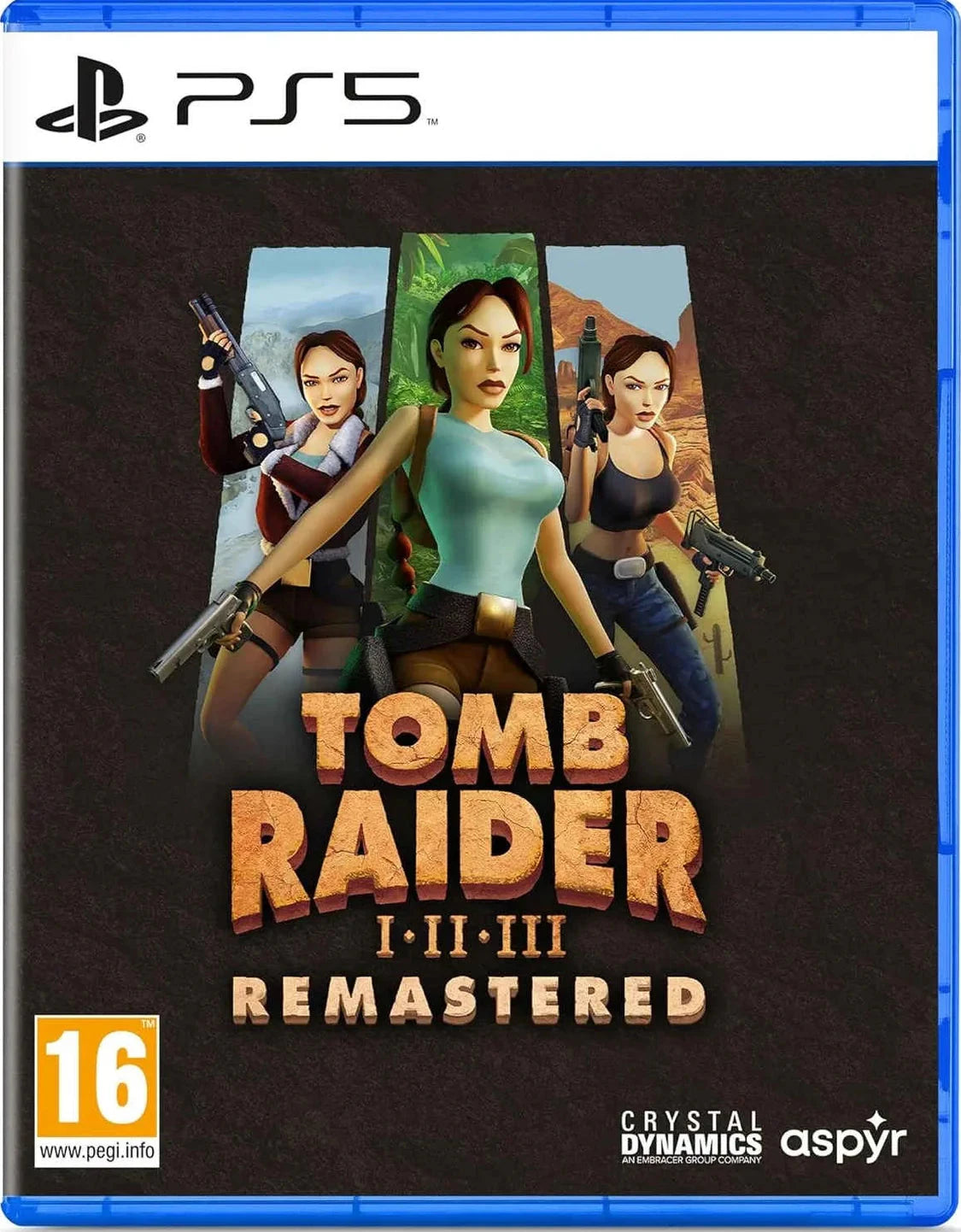 Tomb Raider I.II.III Remastered (R2) - PS5 Video Game Software Aspyr