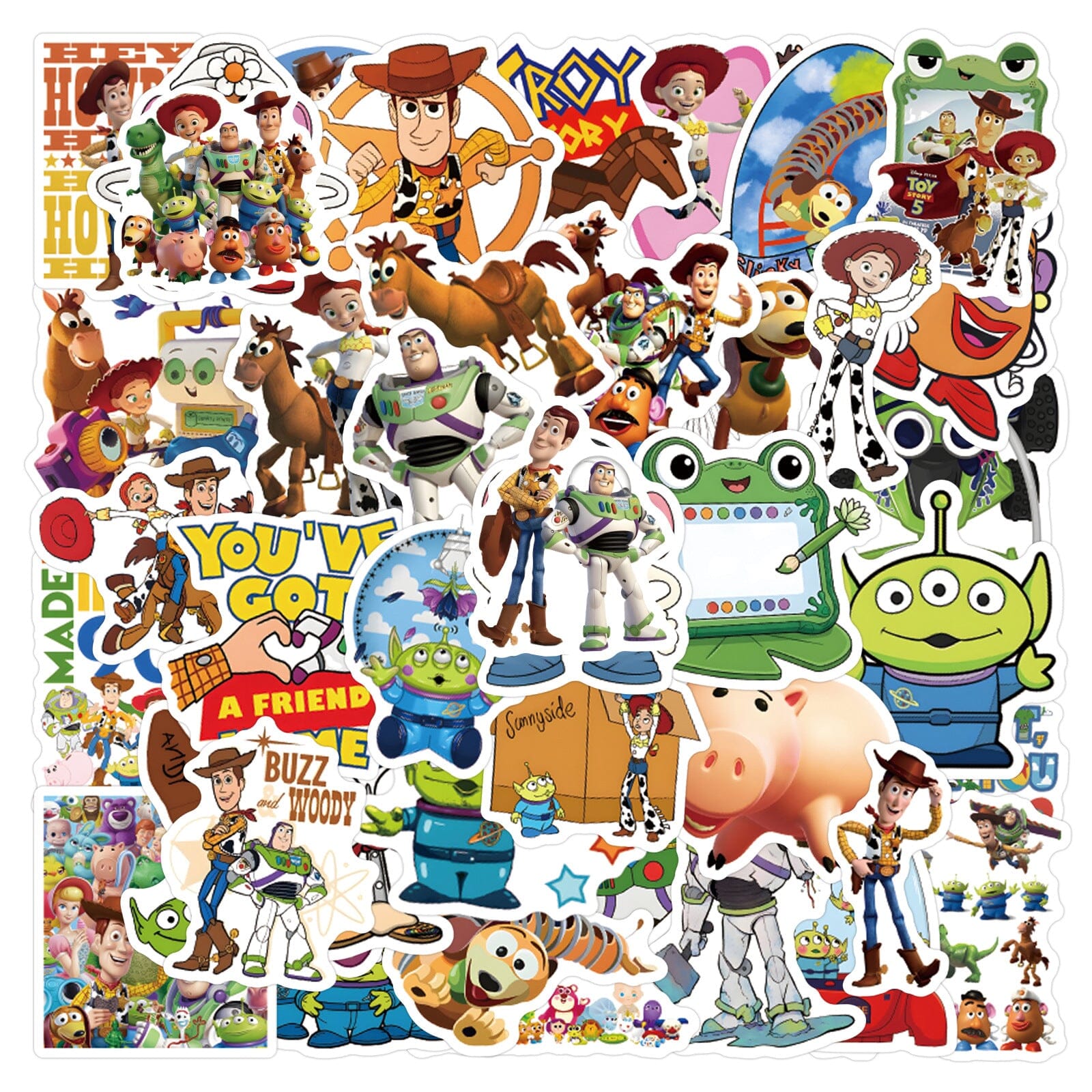 Toy Story Stickers (55pcs) Decorative Stickers Retro Games