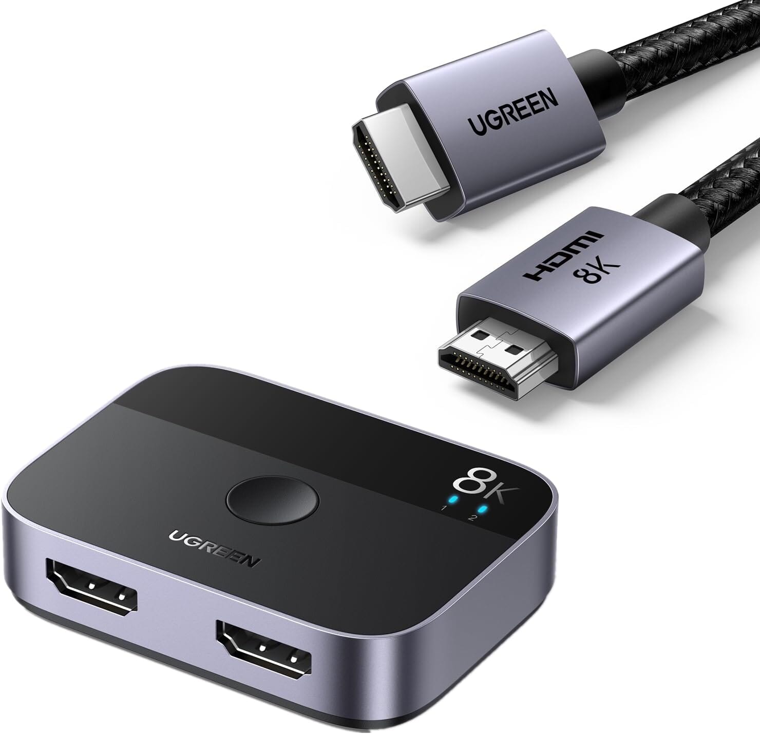 UGREEN HDMI 2.1 Switch 8K@60Hz Bi-Directional HDMI (without HDMI Cable) Computers Ugreen