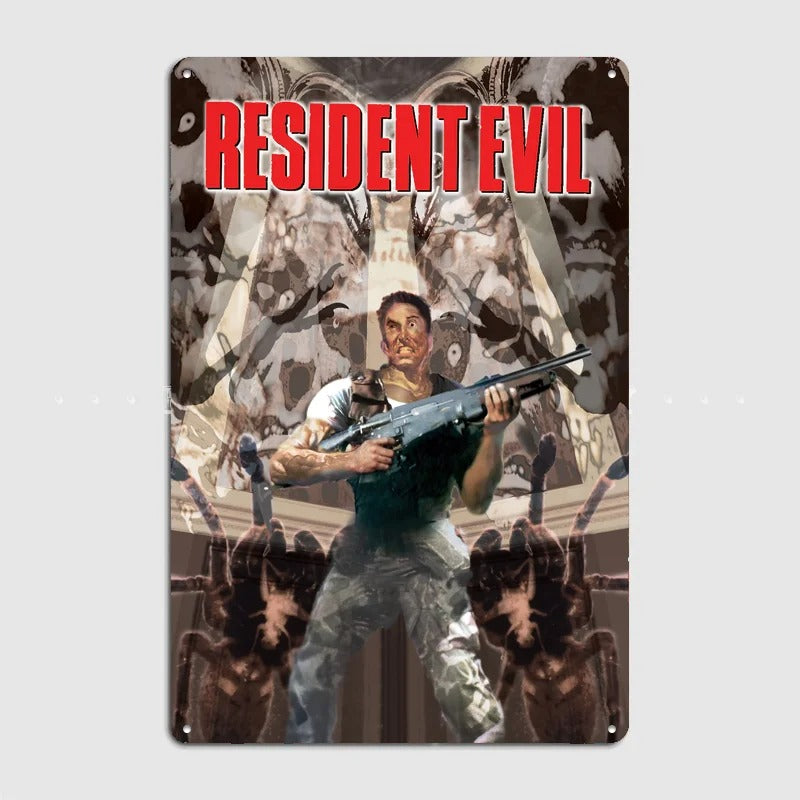 Resident Evil Video Game Metal Poster (15X20 CM)