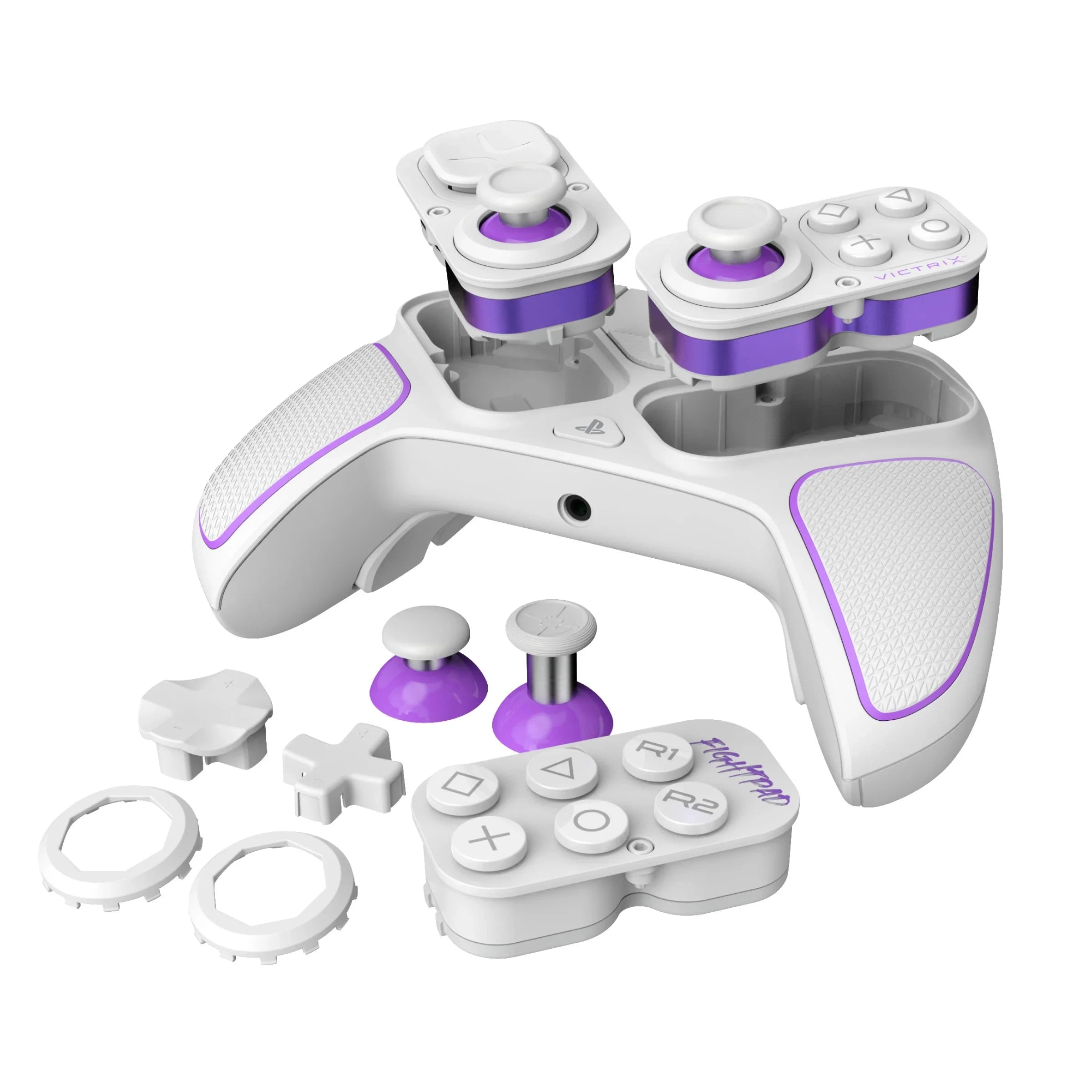 Victrix Pro BFG Licensed Wireless Controller For PlayStation 5 - White Game Controllers Victrix
