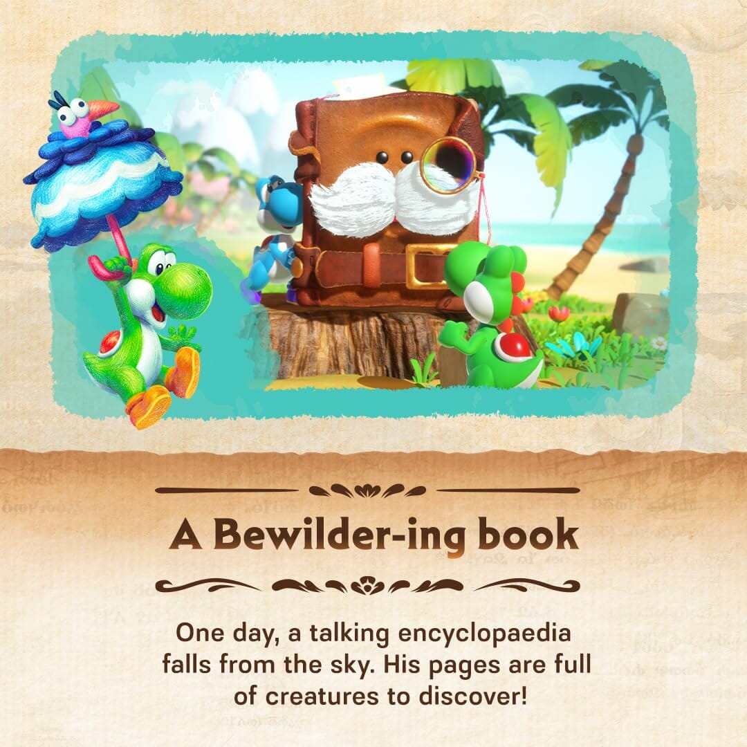 Yoshi and the Mysterious Book (R2) - Nintendo Switch 2 Video Game Software Nintendo