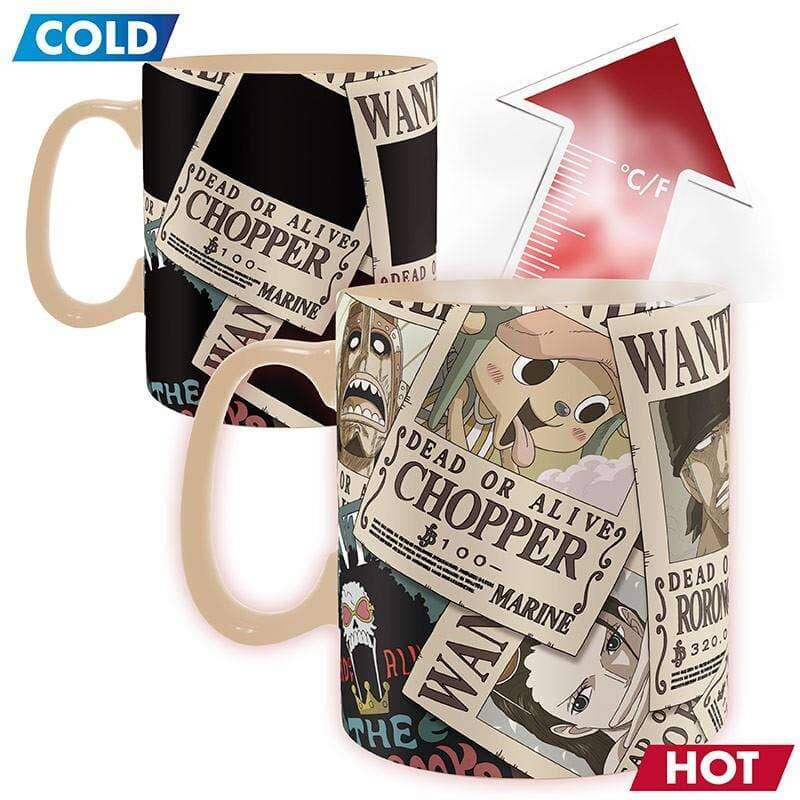 ABYstyle One Piece - Luffy and Sabo Heat-Change Mug and Coaster Gift Set 