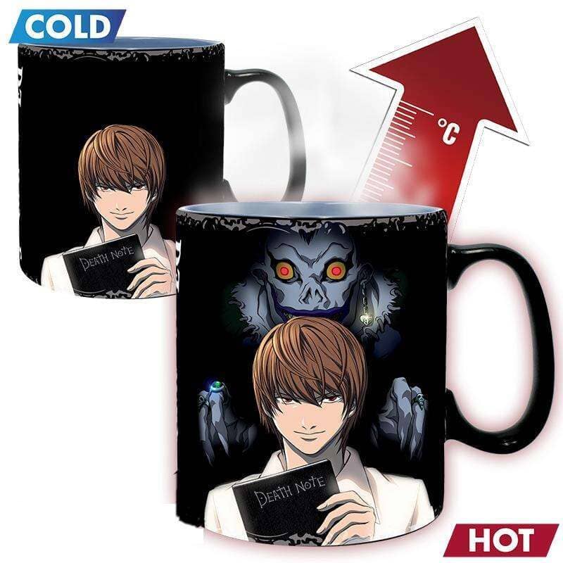 ABY HEAT REVEAL MUG: DEATH NOTE- LIGHT & L Mugs ABYSTYLE