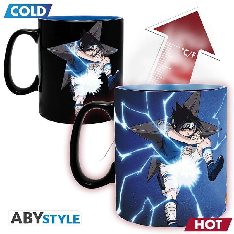 ABY HEAT REVEAL MUG: NARUTO- NARUTO & SASUKE Mugs ABYSTYLE