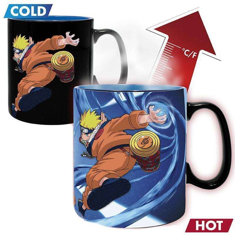 ABY HEAT REVEAL MUG: NARUTO- NARUTO & SASUKE Mugs ABYSTYLE