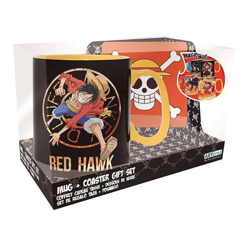 ABY HEAT REVEAL MUG: ONE PIECE- MONKEY. D. LUFFY & SABO (W/ COASTER) Mugs ABYSTYLE