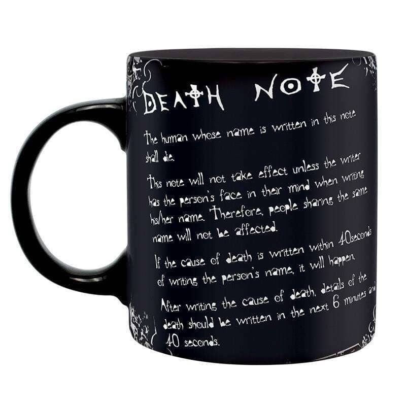 ABY MUG: DEATH NOTE- L & RULES Mugs ABYSTYLE