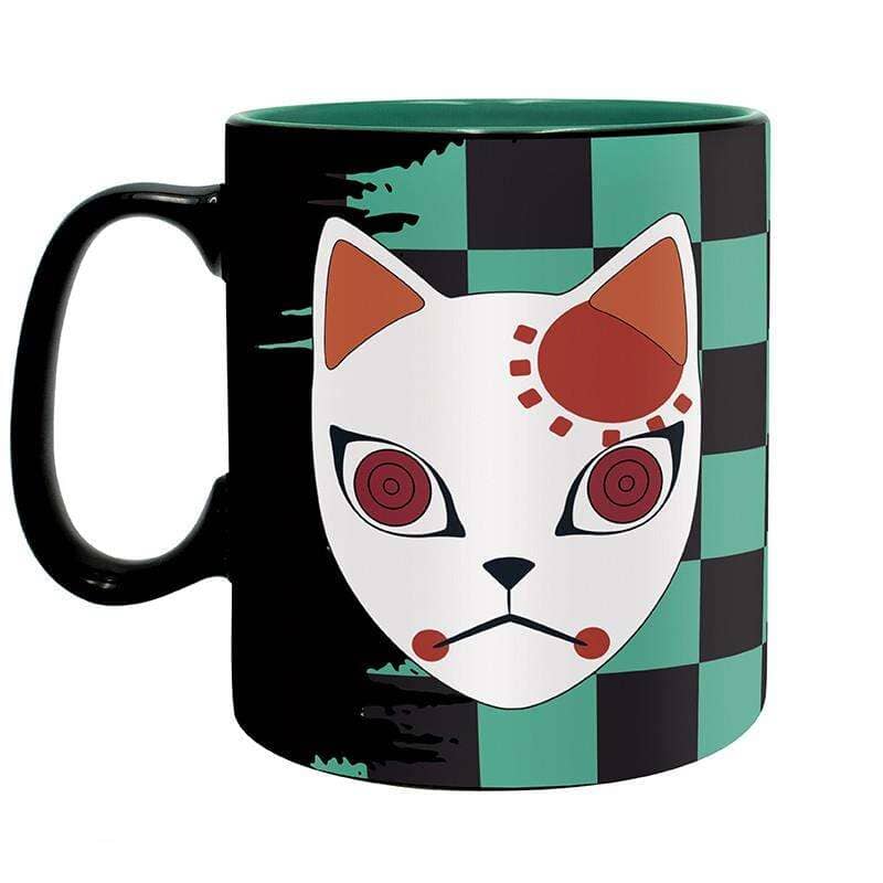 ABY MUG: DEMON SLAYER- TANJIRO’S EARRING & MASK Mugs ABYSTYLE