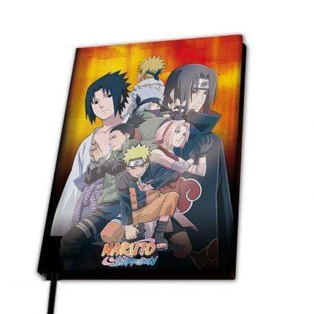 ABY NOTEBOOK: NARUTO- NARUTO SHIPPUDEN KONOHA GROUP Notebooks & Notepads ABYSTYLE