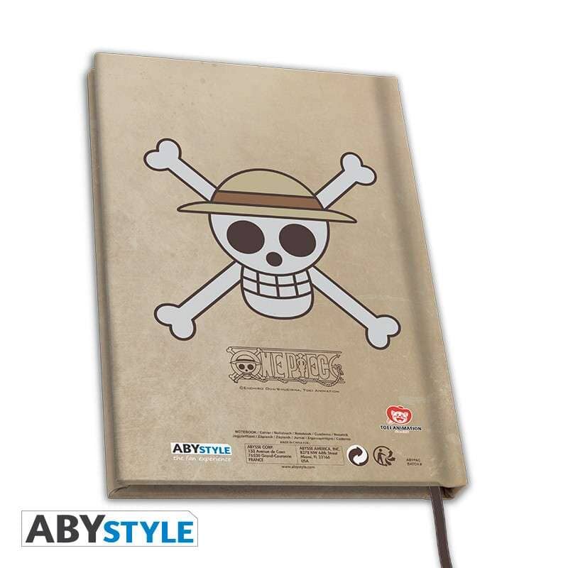 ABY NOTEBOOK: ONE PIECE- MONKEY. D. LUFFY (W2) (WANTED) Notebooks & Notepads ABYSTYLE