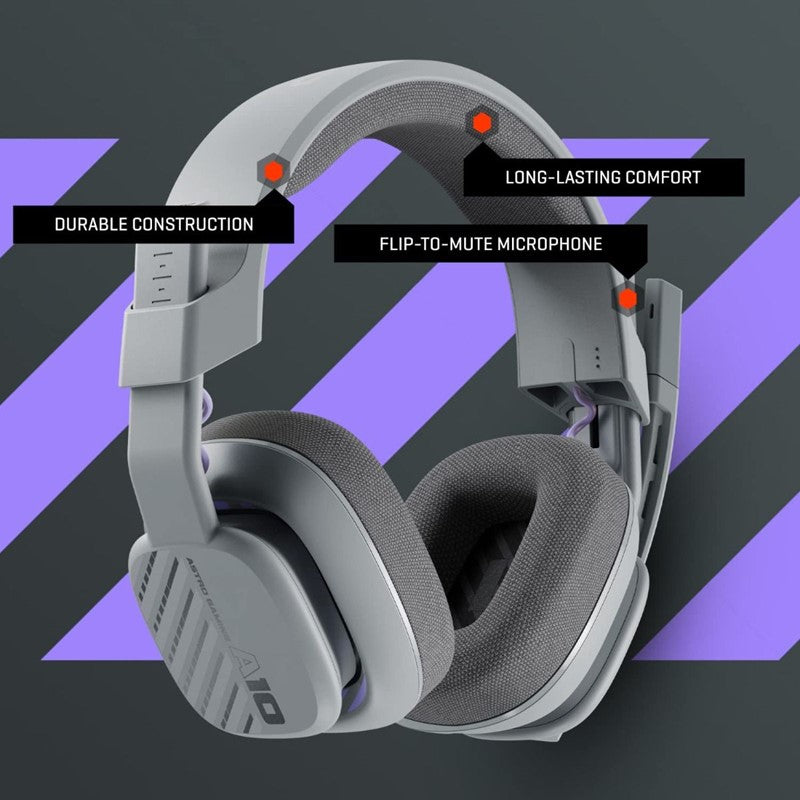 ASTRO Gaming A10 Gen 2 Headset - Ozone Grey Headphones & Headsets Astro