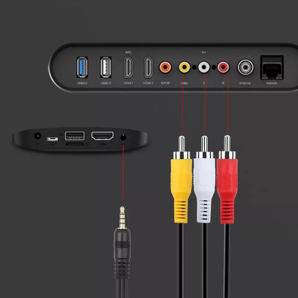 AUX 3.5mm Jack to AV Cable