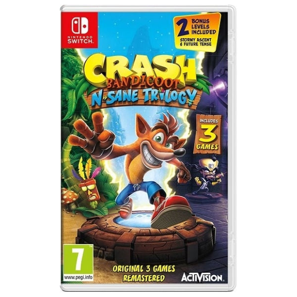 Crash Bandicoot N. Sane Trilogy (R2) - Nintendo Switch Video Game Software Activision