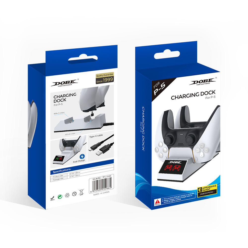 DOBE Charging Dock TP5-0508 for PlayStation 5 Controller Home Game Console Accessories Dobe