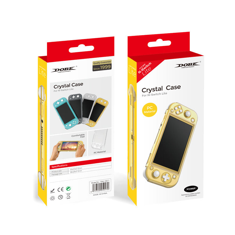 DOBE Crystal Case For Switch Lite Video Game Console & Controller Batteries Dobe