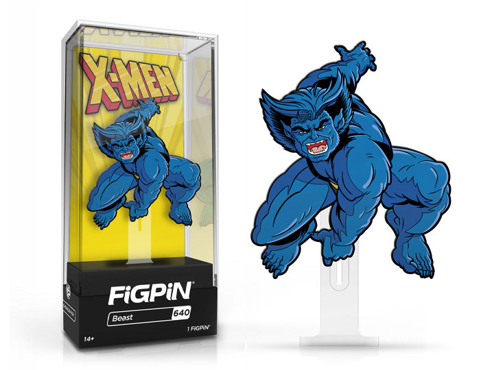 FiGPiN Beast (640) Marvel X-MEN Animated Collectible Pin Video Game Console Accessories FiGPiN