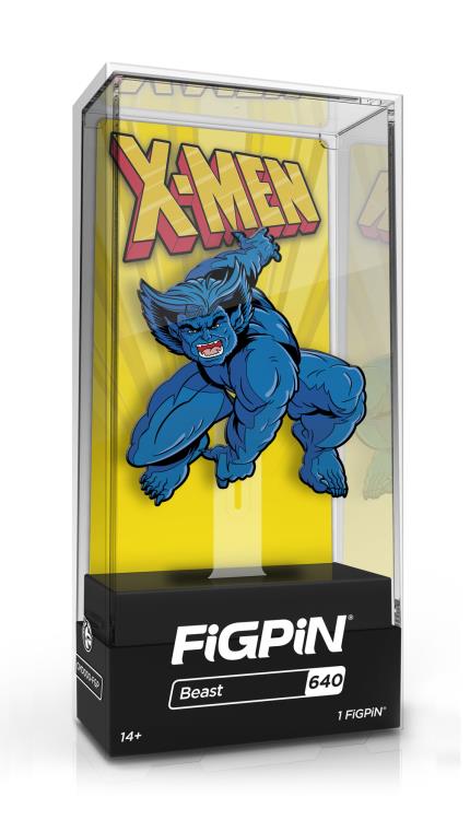 FiGPiN Beast (640) Marvel X-MEN Animated Collectible Pin Video Game Console Accessories FiGPiN 