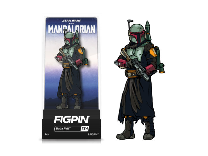 FiGPiN Boba Fett (734) Star Wars The Mandalorian Collectible Pin Video Game Console Accessories FiGPiN