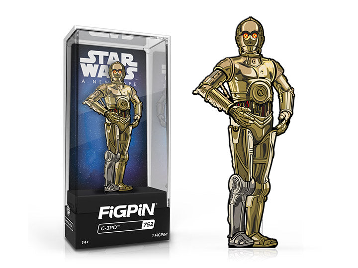 FiGPiN C-3PO (752) Star Wars A New Hope Collectible Pin Video Game Console Accessories FiGPiN