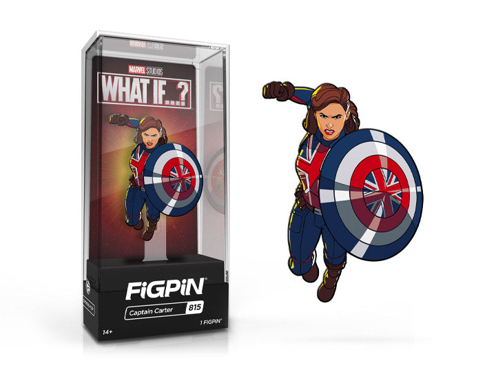 FiGPiN Captain Carter (815) Marvel What If...? Collectible Pin Video Game Console Accessories FiGPiN