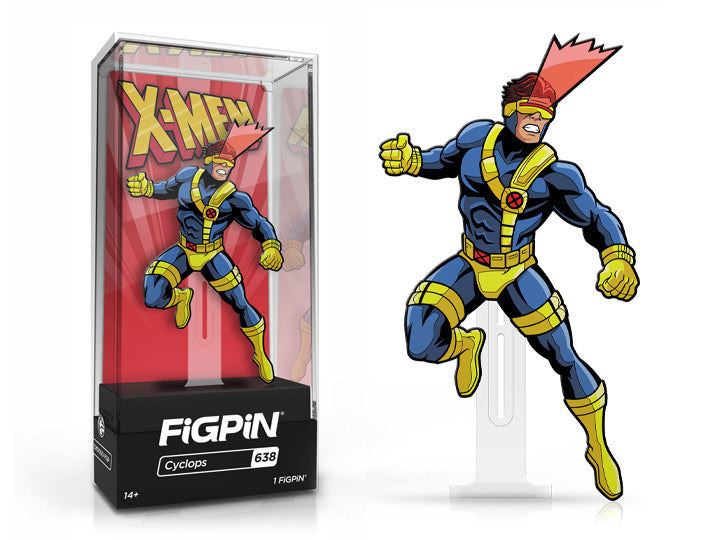 FiGPiN Cyclops (638) Marvel X-MEN Animated Collectible Pin Video Game Console Accessories FiGPiN