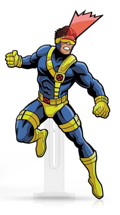 FiGPiN Cyclops (638) Marvel X-MEN Animated Collectible Pin Video Game Console Accessories FiGPiN