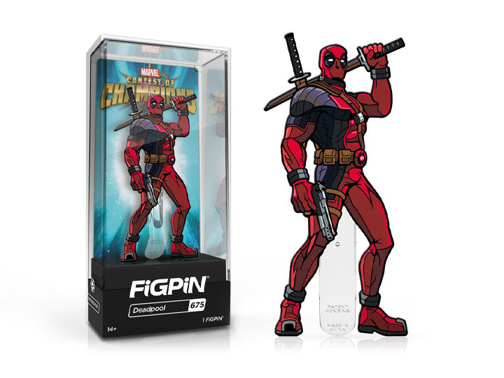 FiGPiN Deadpool (675) Marvel Contest of Champions Collectible Pin Video Game Console Accessories FiGPiN