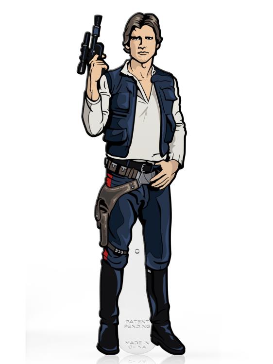 FiGPiN Han Solo (749) Star Wars A New Hope Collectible Pin Video Game Console Accessories FiGPiN