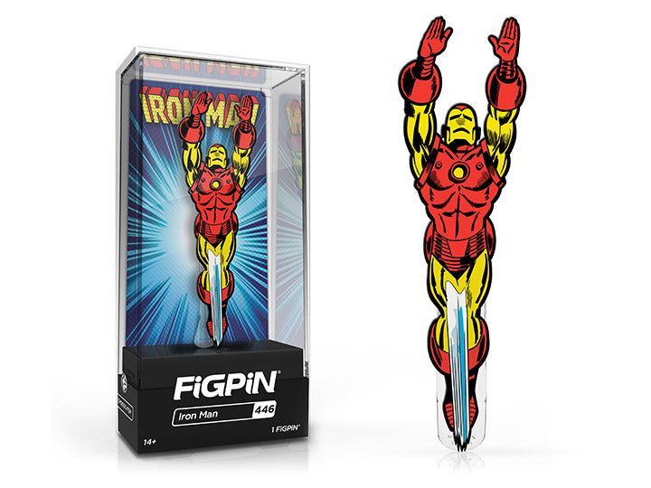 FiGPiN Iron Man (446) Marvel Classic Collectible Pin Video Game Console Accessories FiGPiN