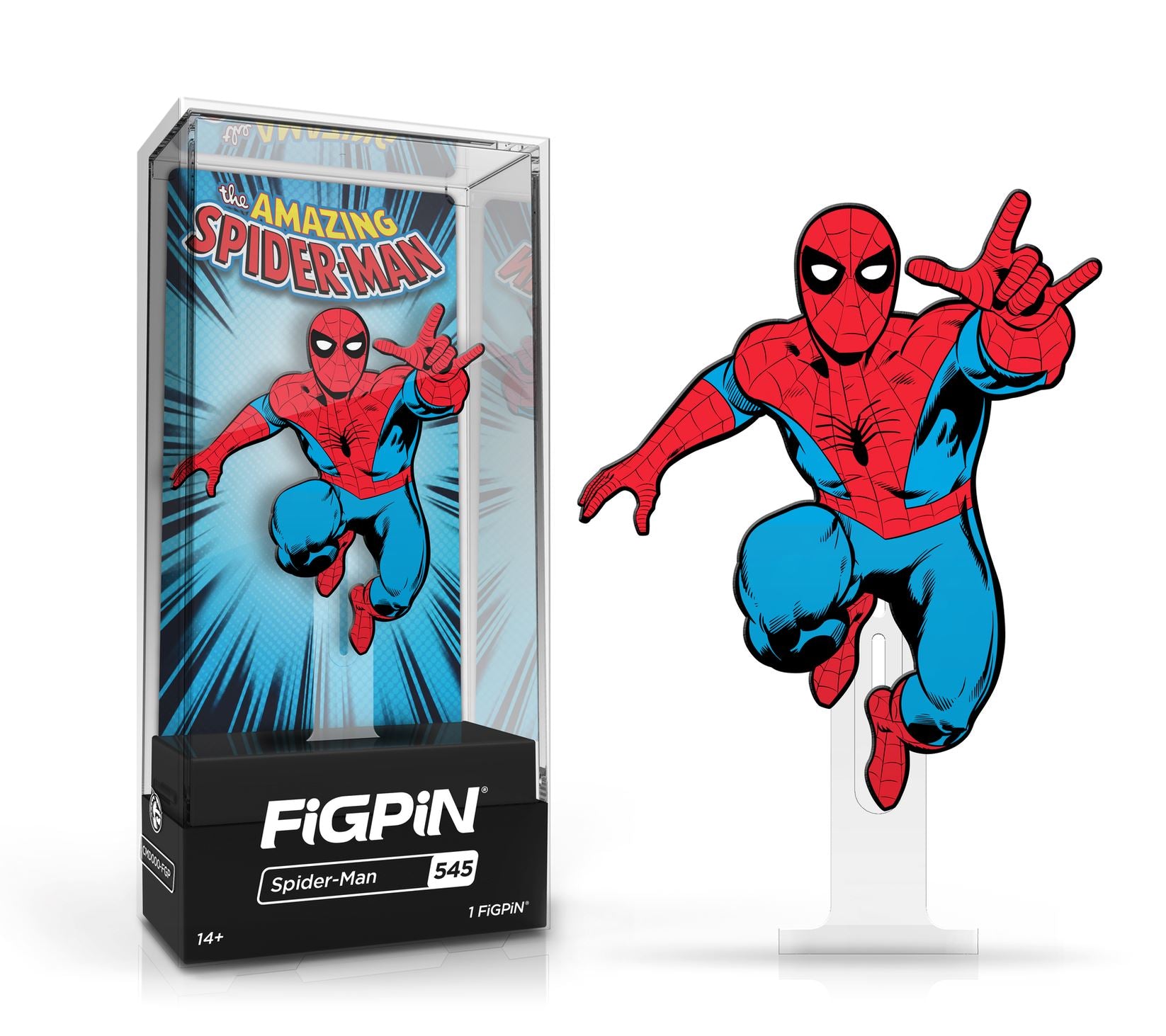 FiGPiN Spider-Man (545) Marvel Classic Collectible Pin Video Game Console Accessories FiGPiN