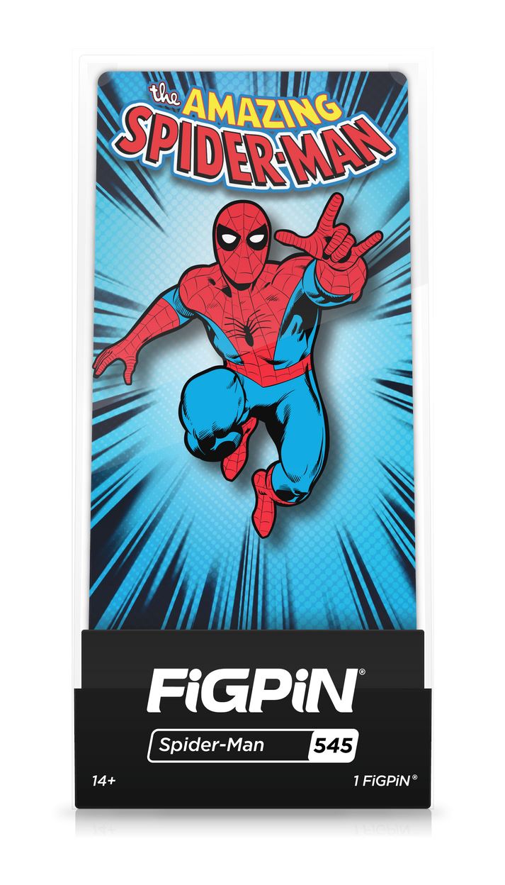 FiGPiN Spider-Man (545) Marvel Classic Collectible Pin Video Game Console Accessories FiGPiN