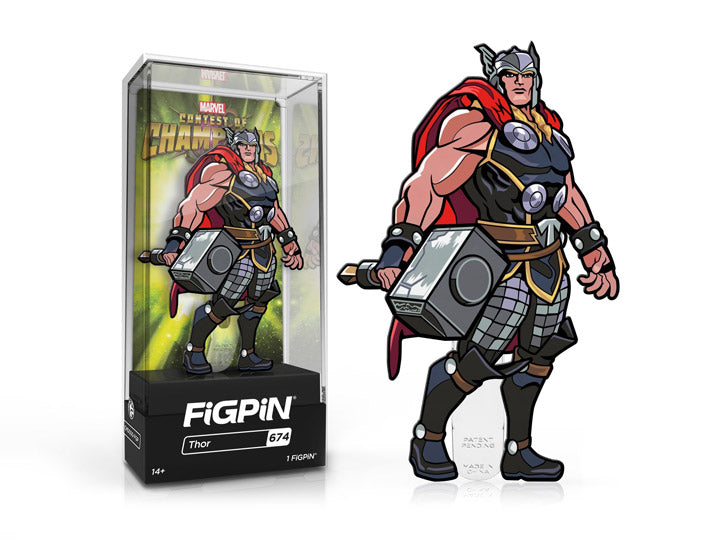 FiGPiN Thor (674) Marvel Contest of Champions Collectible Pin Video Game Console Accessories FiGPiN