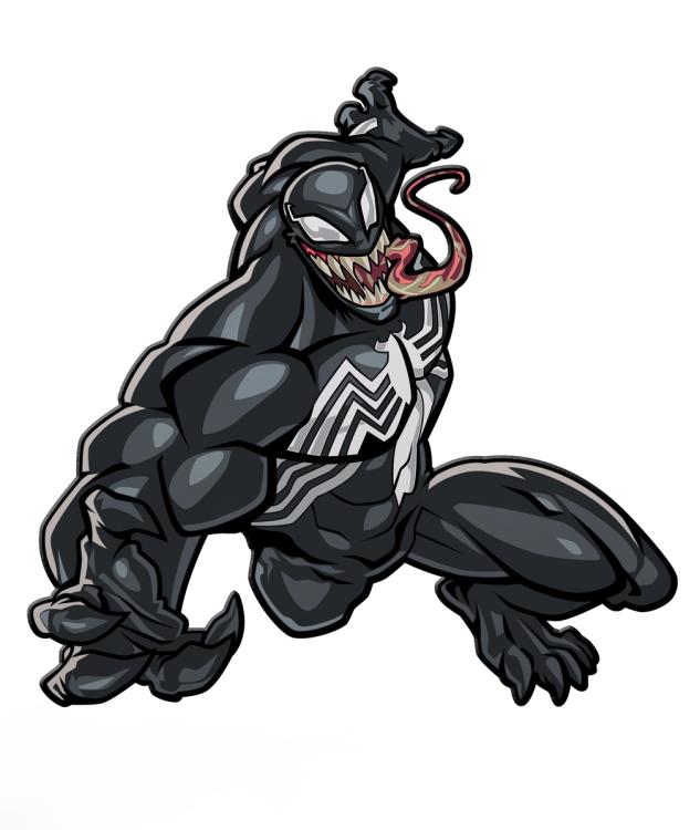 FiGPiN Venom (628) Marvel Maximum Venom Collectible Pin Video Game Console Accessories FiGPiN
