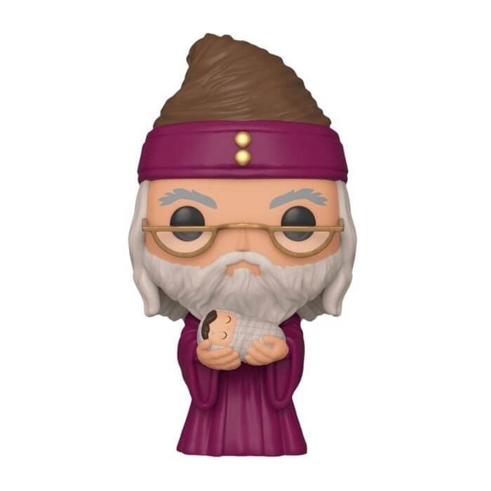 Funko Pop! Movies: Harry Potter - Dumbledore w/Baby Harry Collectibles Funko